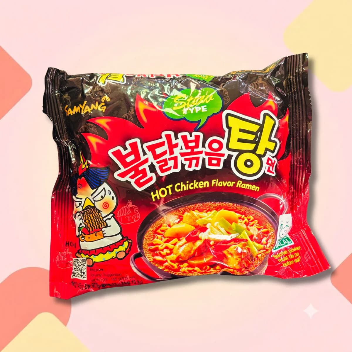 Лапша БП Samyang Buldak Курочка с грибами эноки 140г