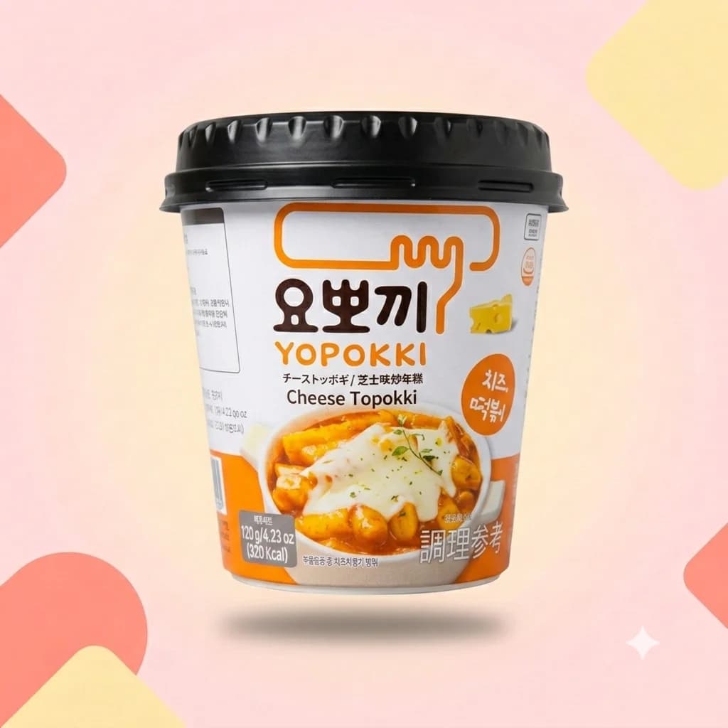 Рисовые клецки БП в банке Topokki Сырный соус 120г