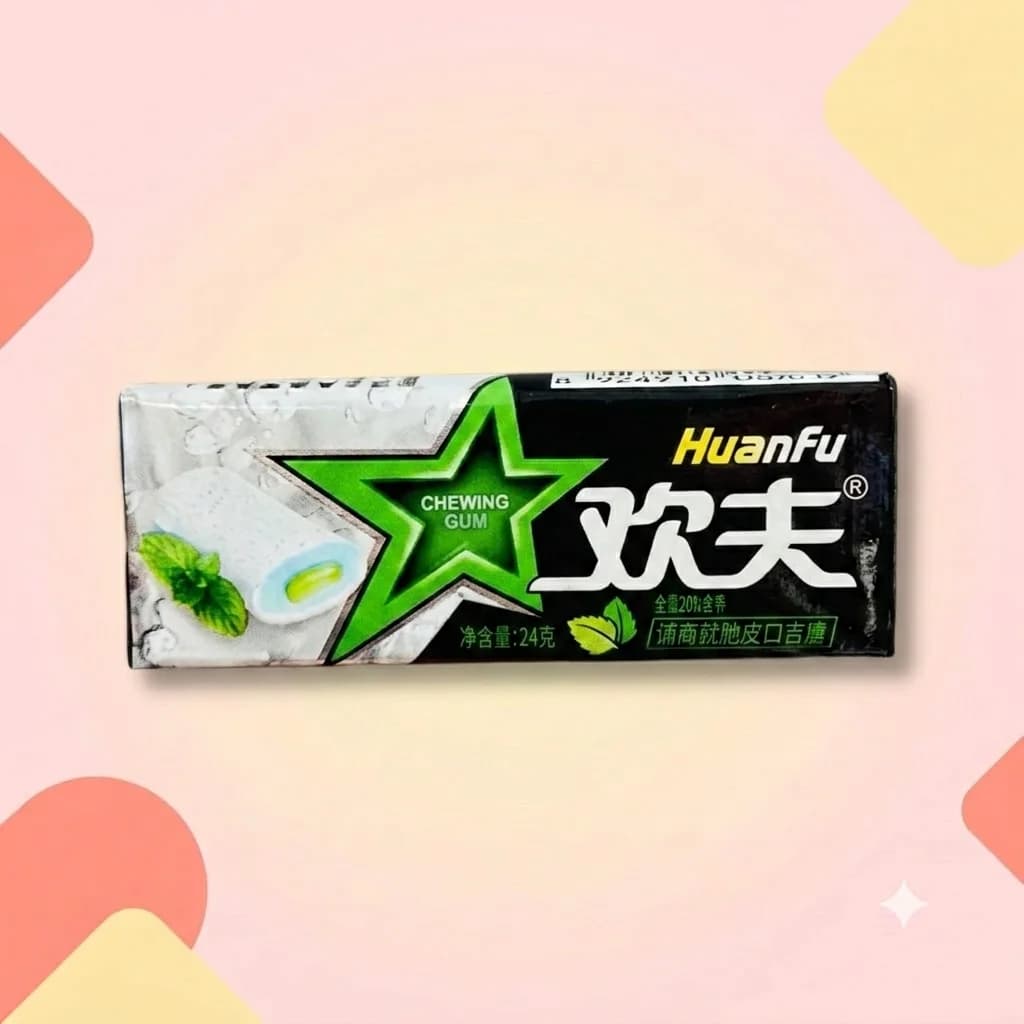 Жевательная резинка HuanFu Mint Мята 21,5г
