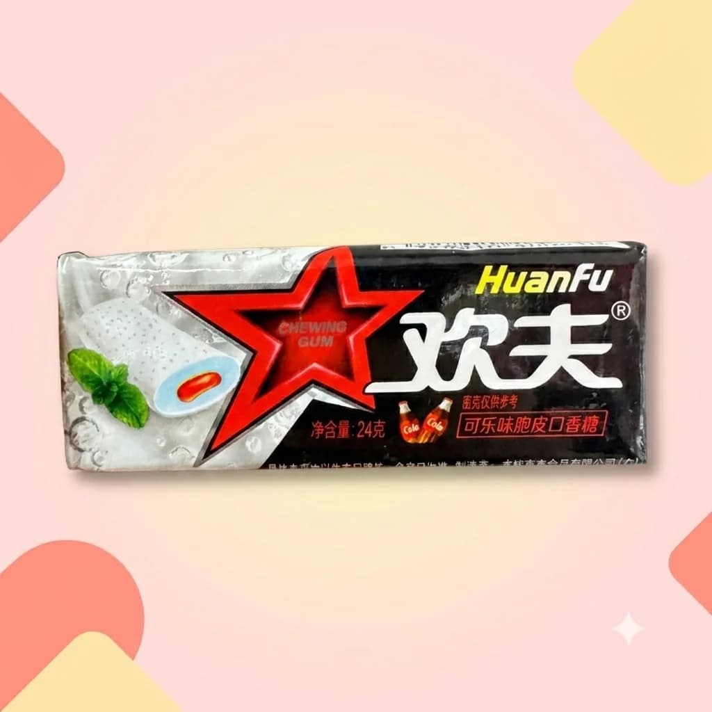 Жевательная резинка HuanFu Mint Мята-кола 21,5г