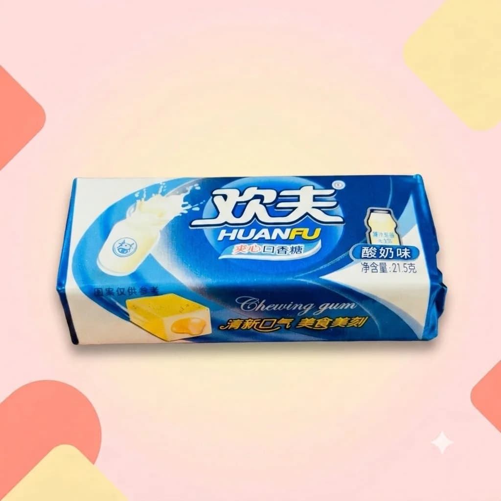 Жевательная резинка HuanFu Молочная 21,5г