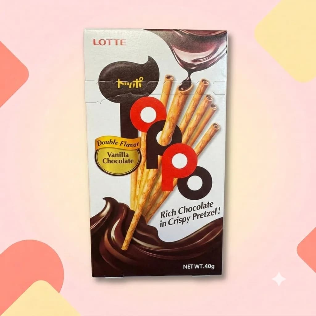 Бисквитные палочки Toppo Ванильный шоколад 40г