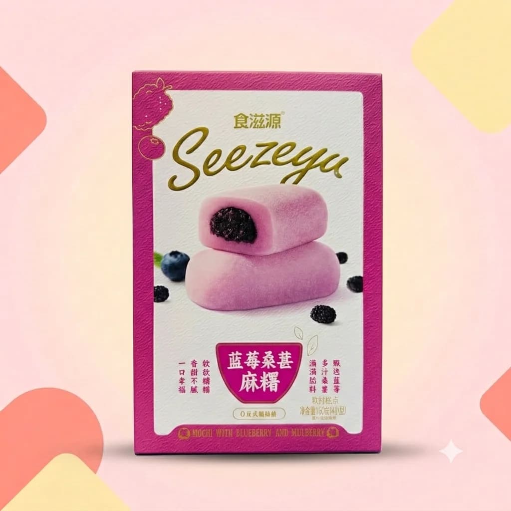 Мотти Seezeyu Голубика и ежевика 160г