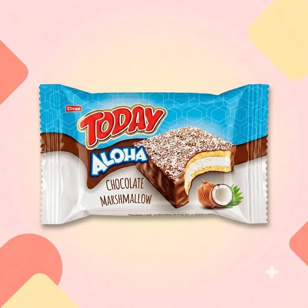 Пирожное Today Aloha Шоколадный маршмеллоу 40г
