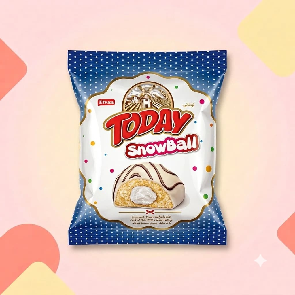 Пирожное Today Snowball Молочный вкус 50г