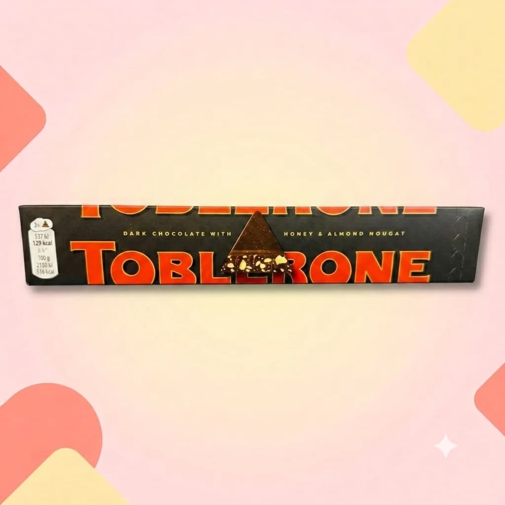 Шоколад Toblerone Темный с медом и миндалем 100г