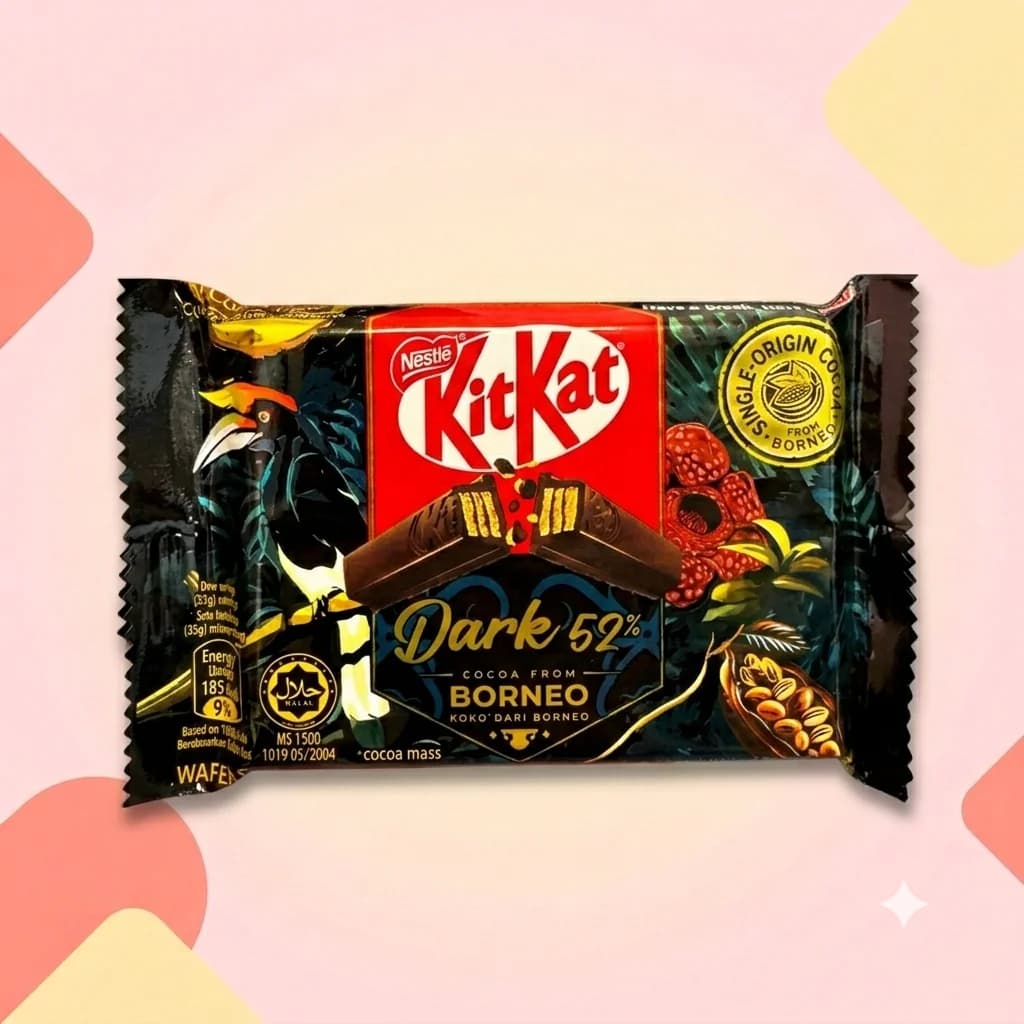 Шоколадный батончик KitKat Duo Дарк Борнео 35г