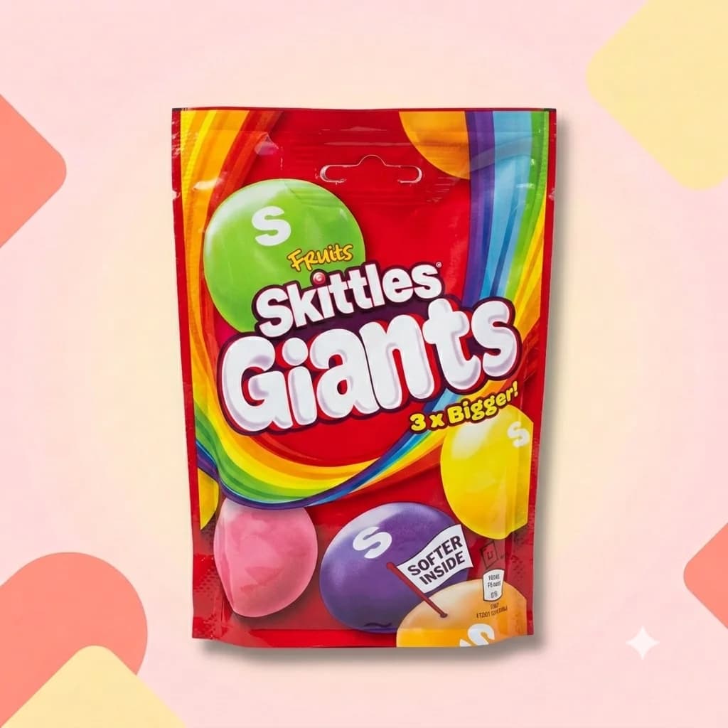 Жевательные конфеты Skittles Giants Фрукты 132г