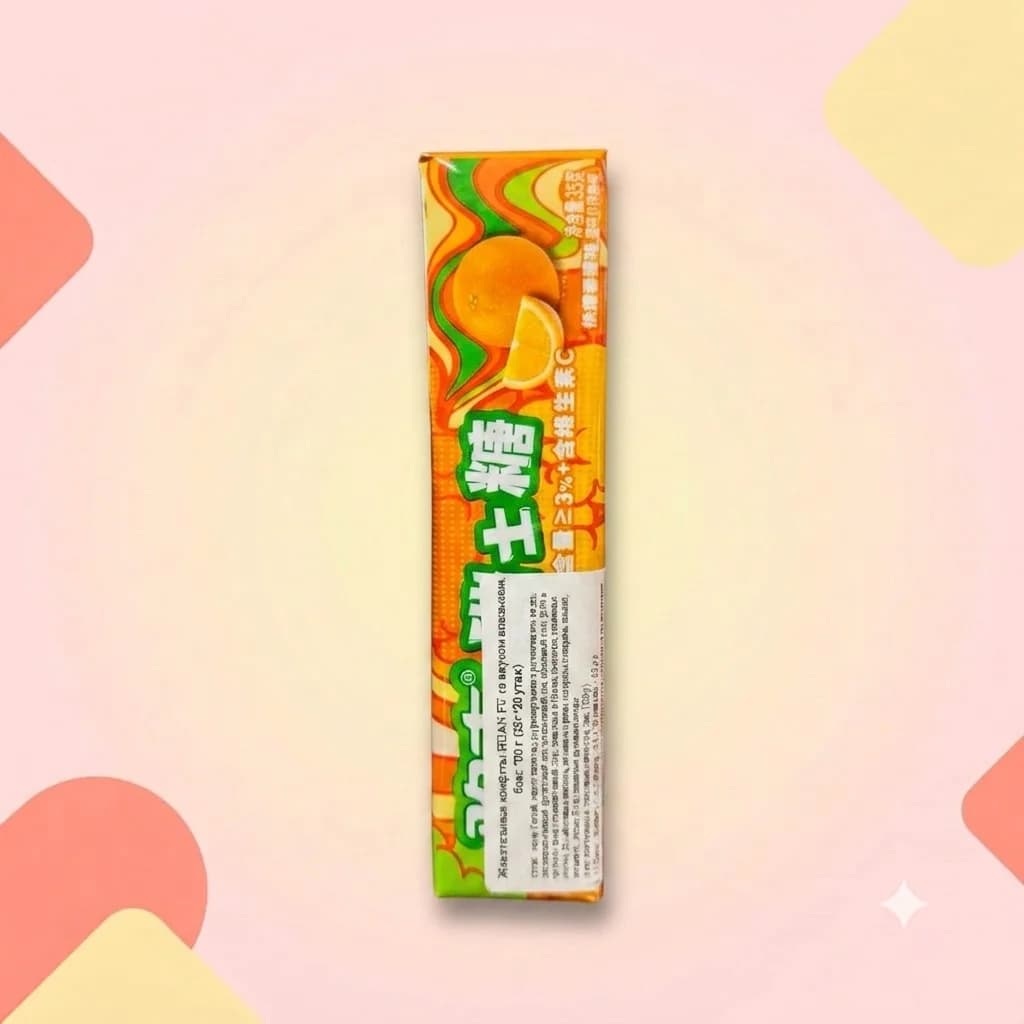 Жевательные конфеты HuanFu Апельсин 35г