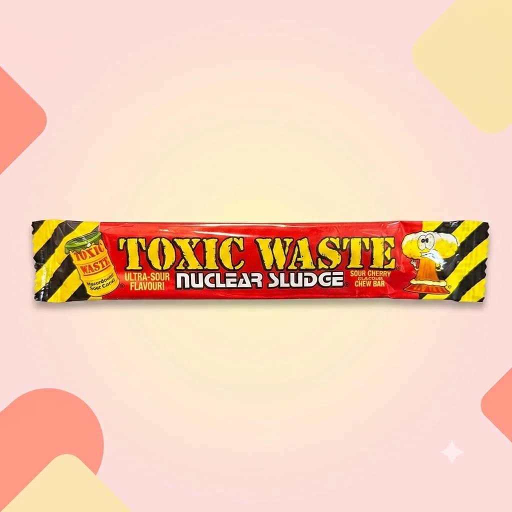 Кислая жевательная конфета ToxicWaste Вишня 20г