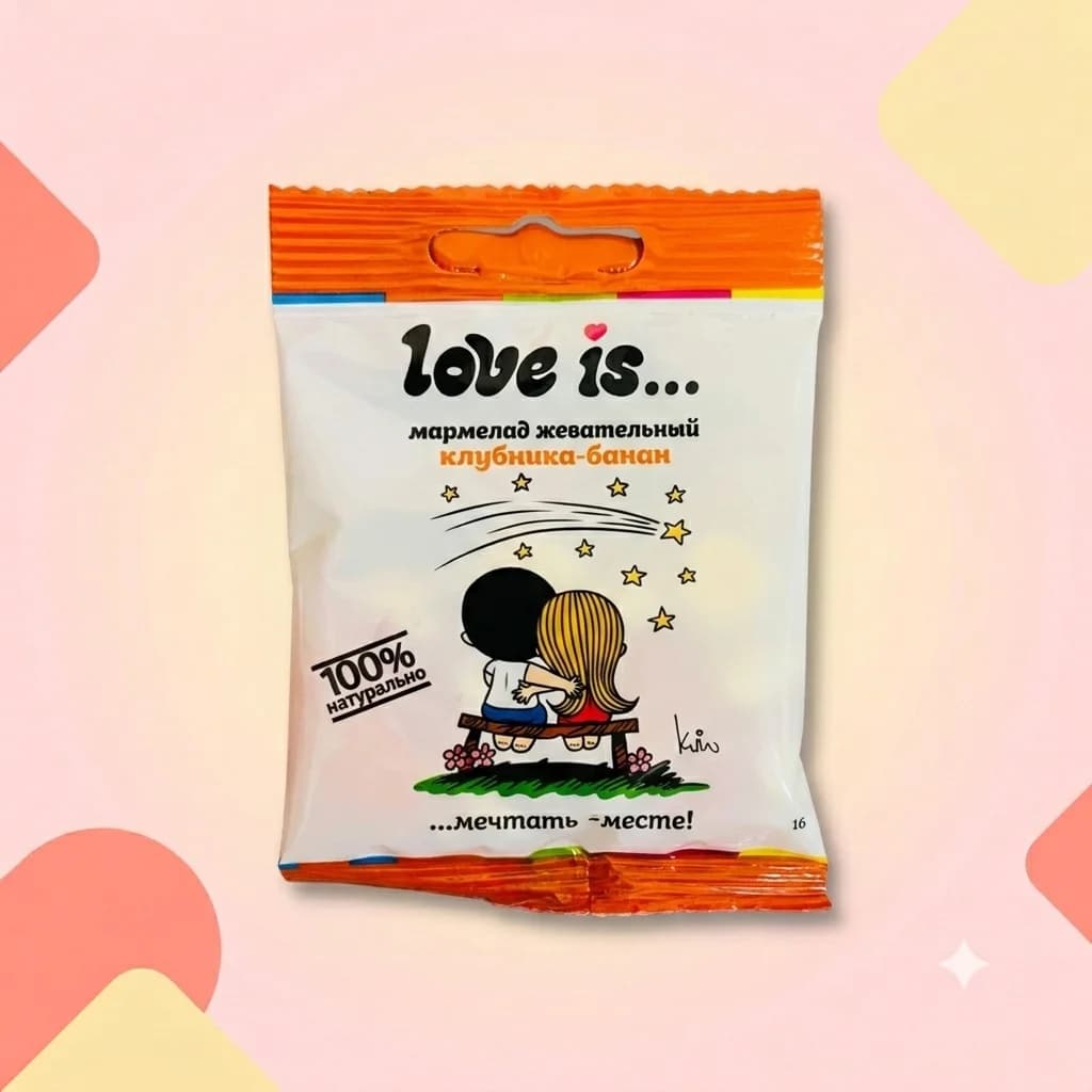 Мармелад LoveIs Клубника-банан 20г