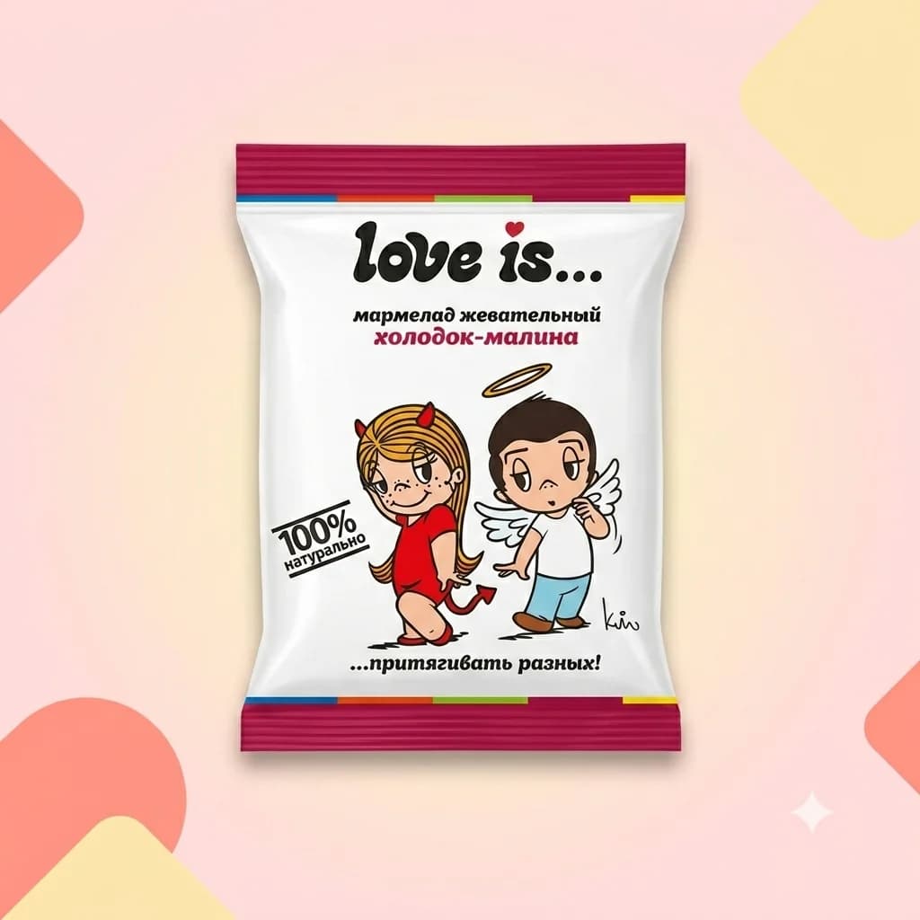 Мармелад LoveIs Холодок-малина 20г