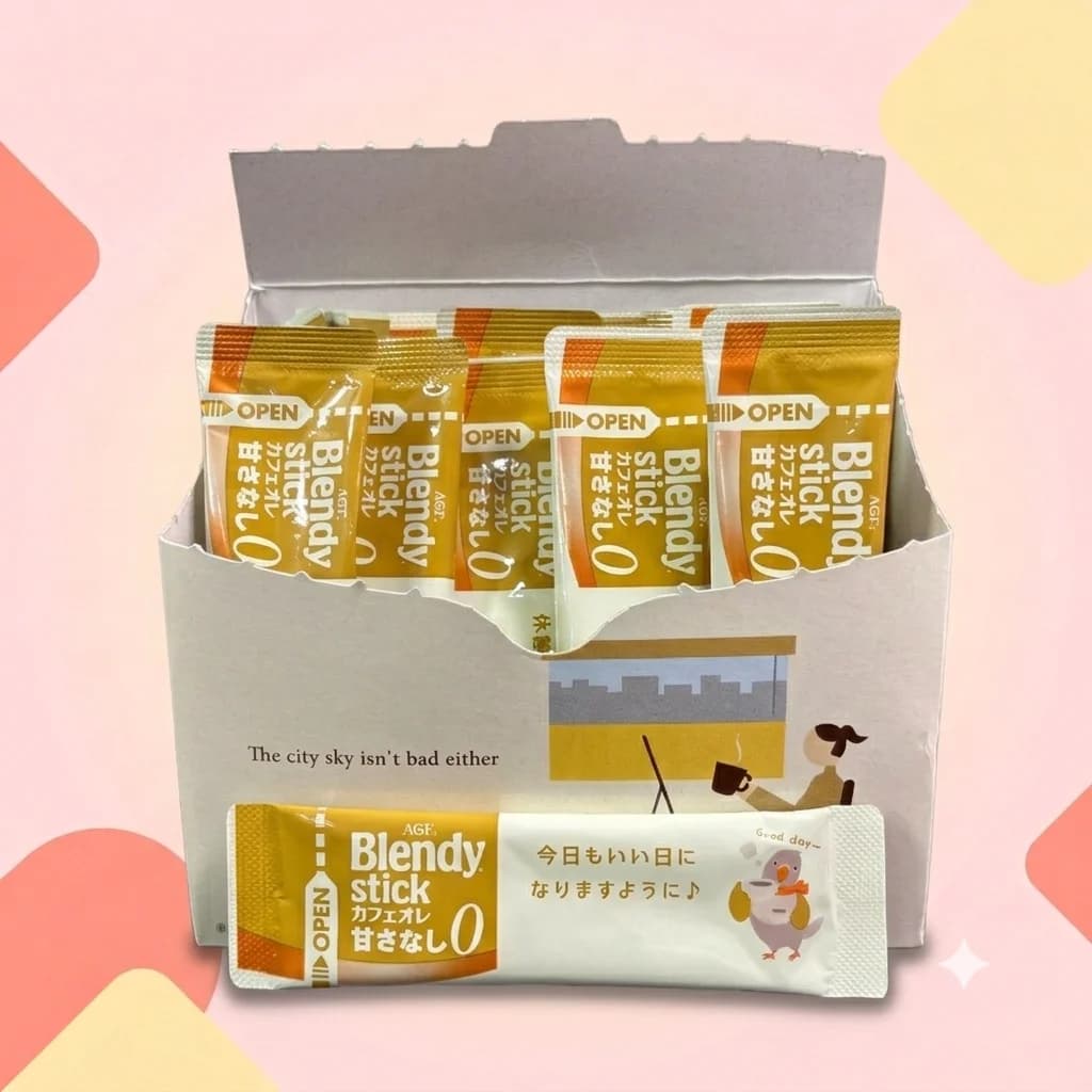 Растворимый кофе с молокм Blendy Stick AGF Классик 7,8г