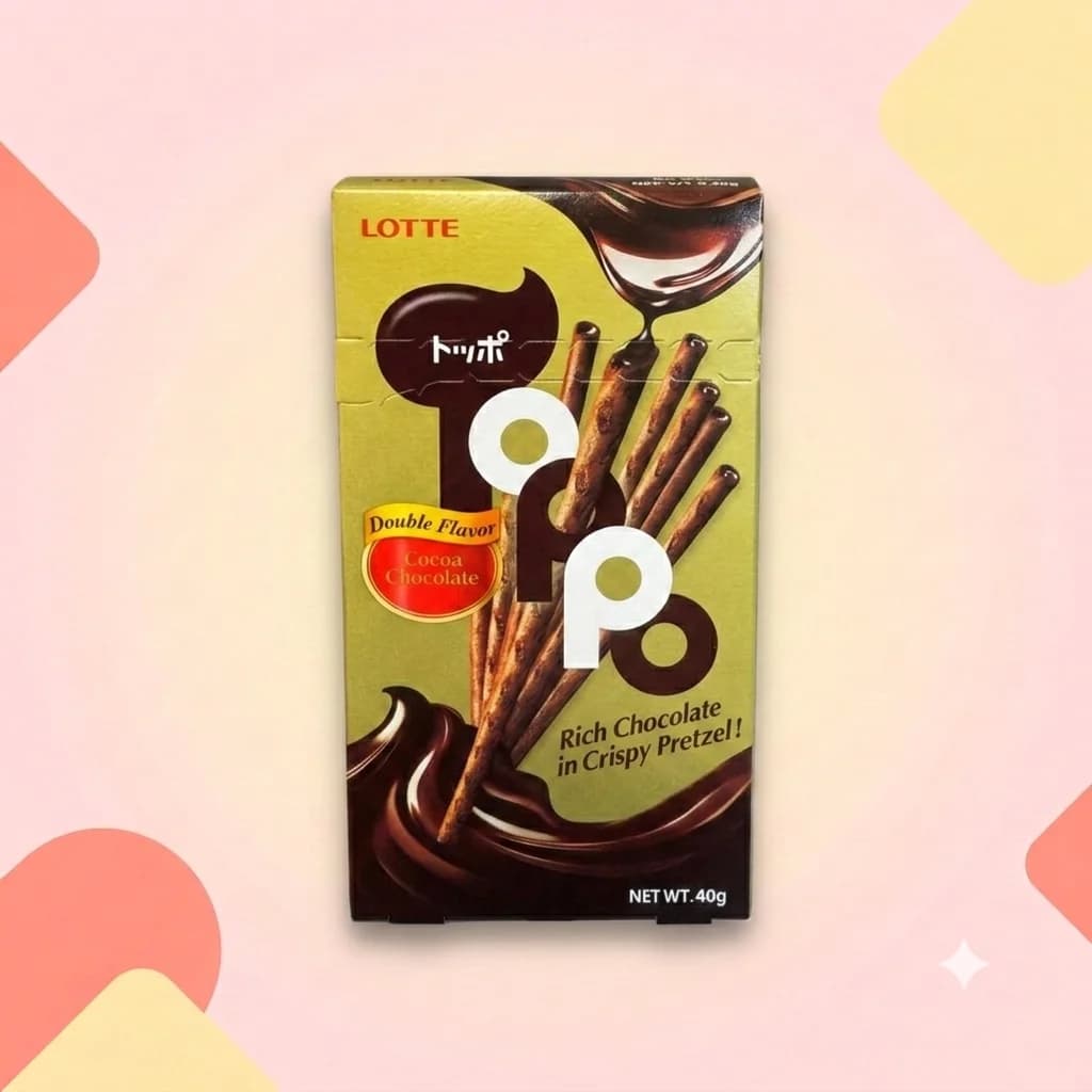 Бисквитные палочки Toppo Какао шоколад 40г