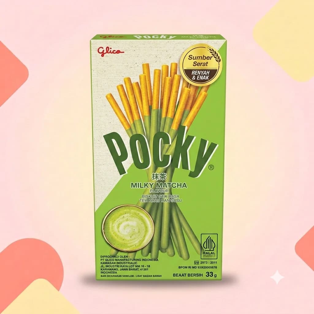 Поки большие Pocky Молочная матча 38г