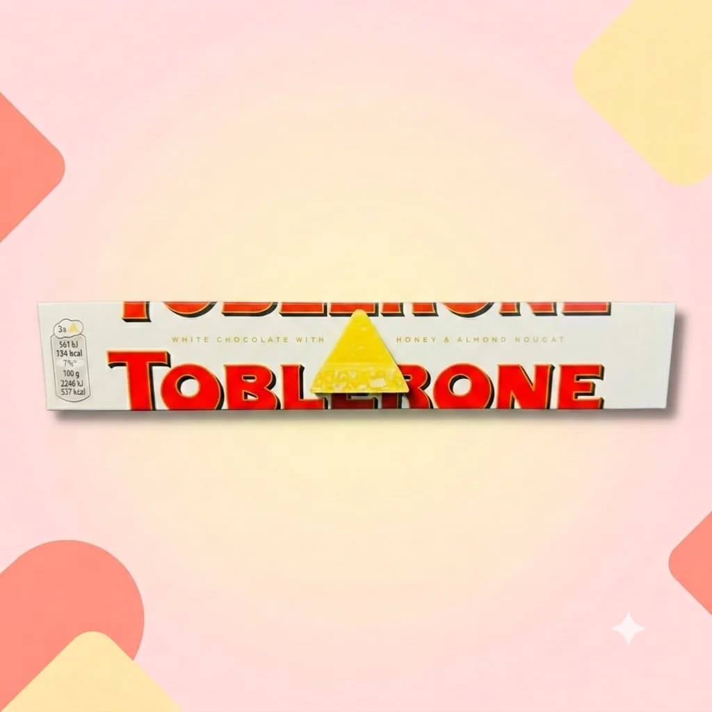 Шоколад Toblerone Белый с медом и миндалем 100г