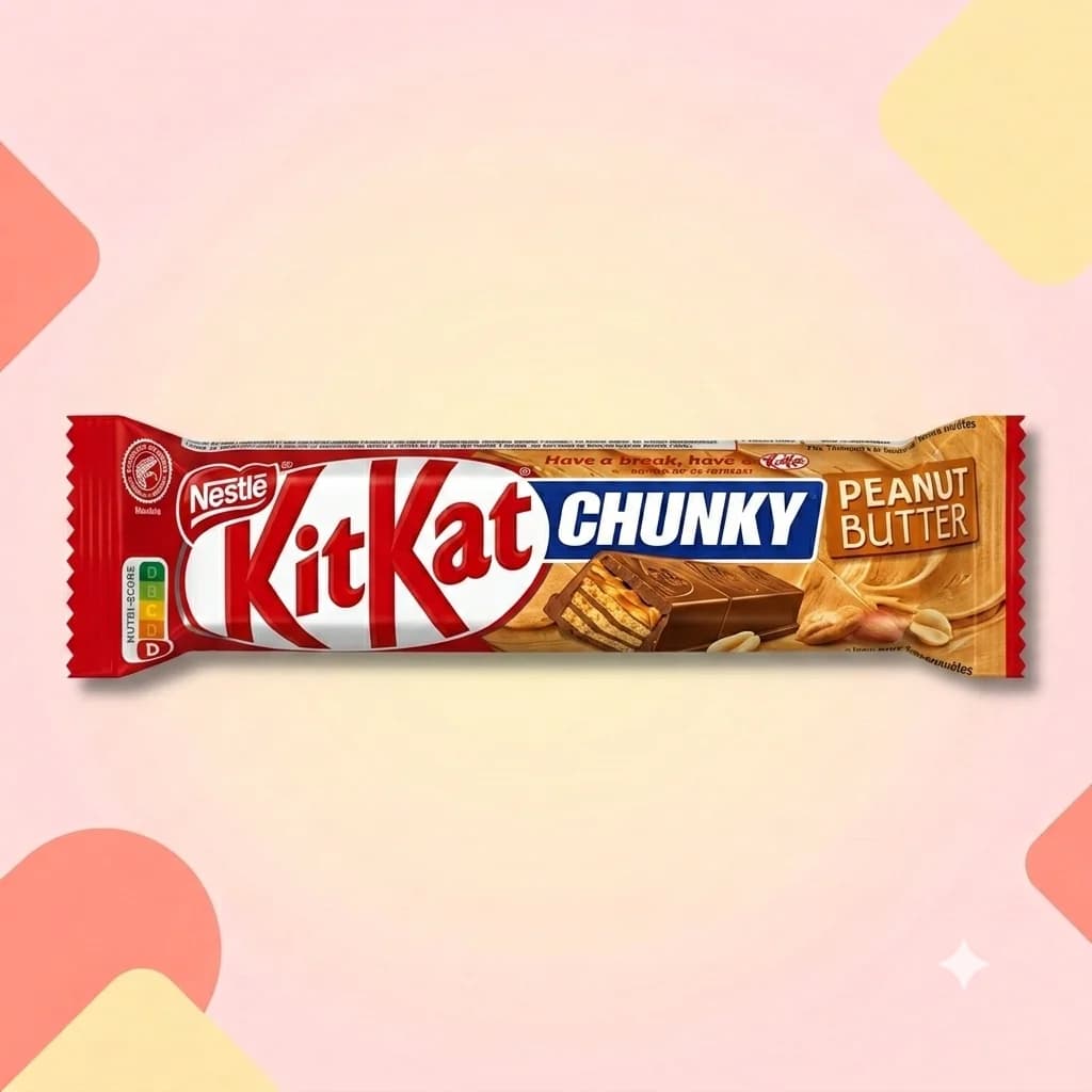 Шоколадный батончик KitKat Chunky Ореховое масло 42г