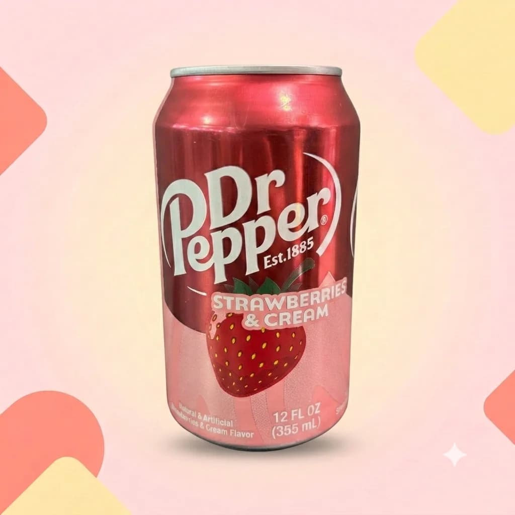Напиток DrPepper Клубника со сливками 355мл