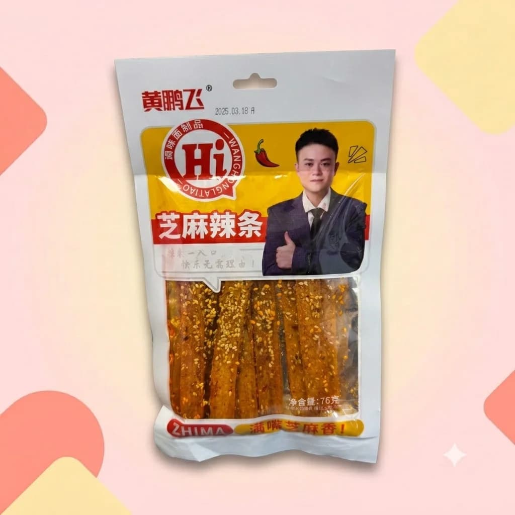 Соевый снек Huangpengfei Палочки 76г