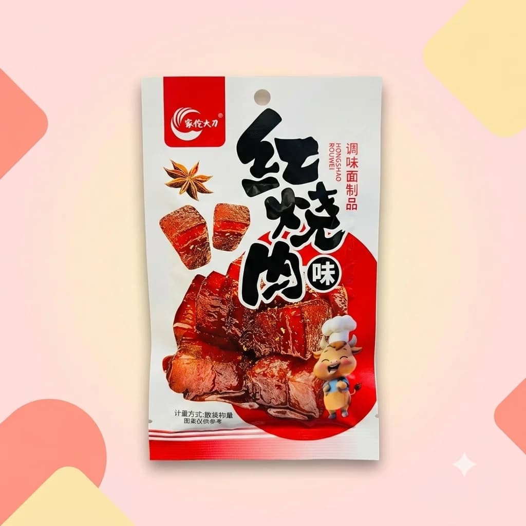 Соевый снек Qiaopidou Сочная свинина 20г