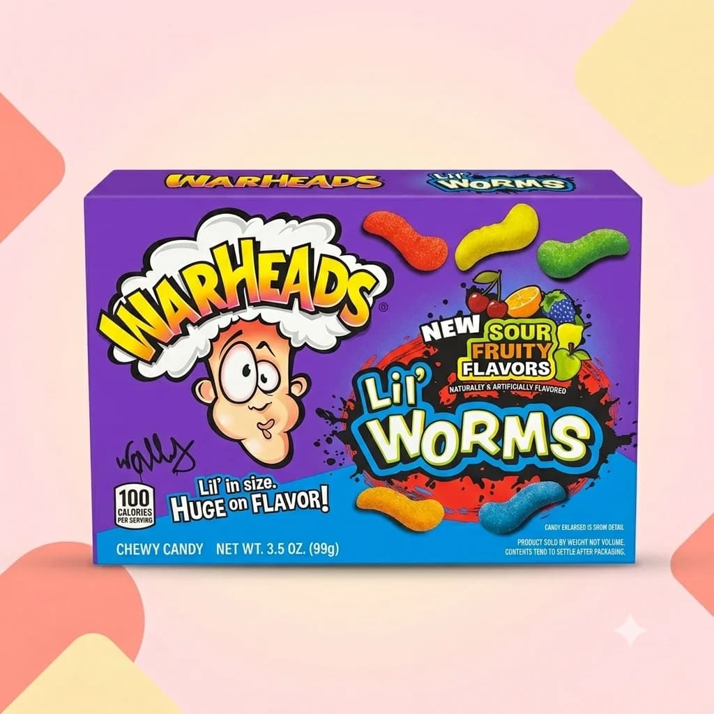 Кислый мармелад Warheads Червячки 99г