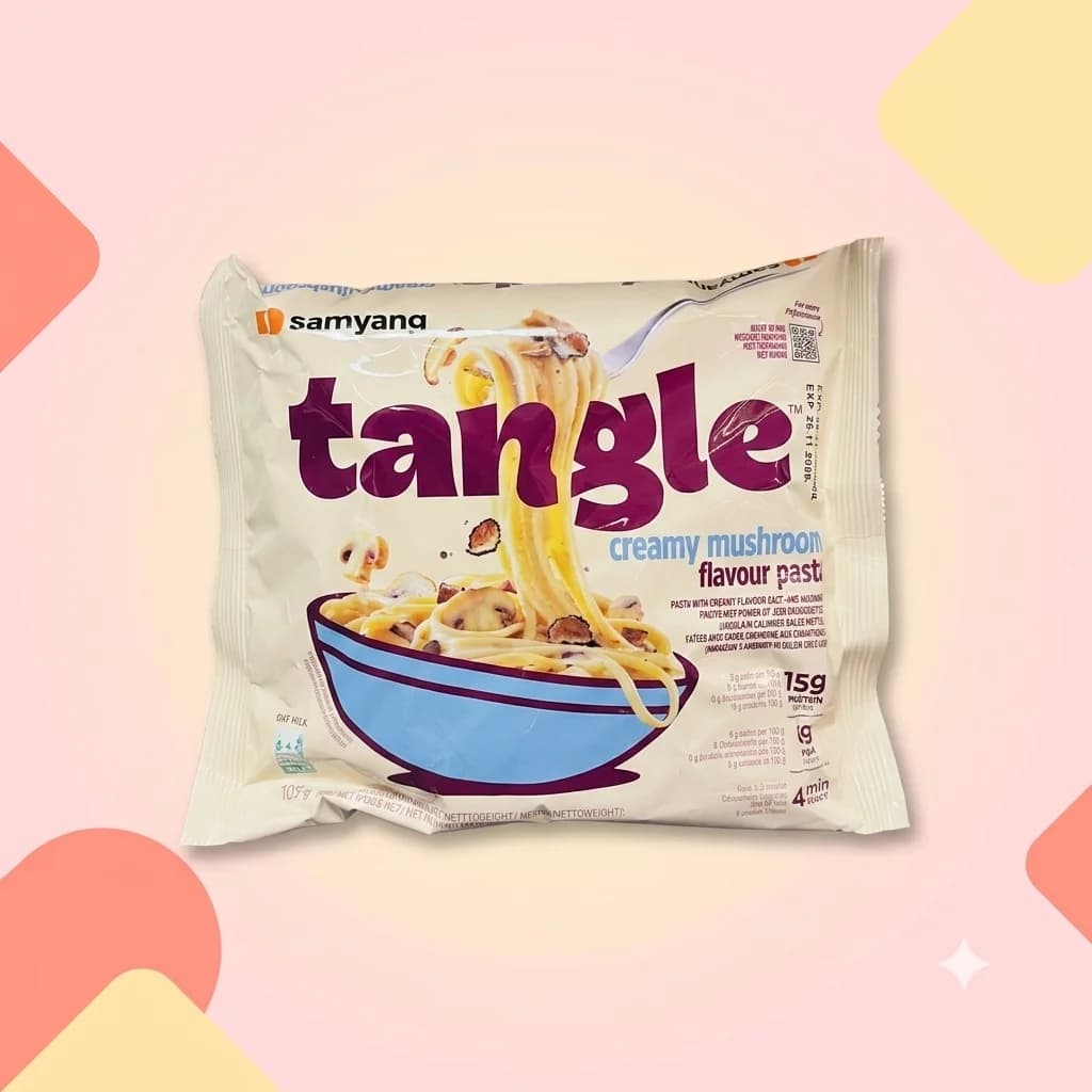 Лапша БП Samyang Tangle с густым кремовым грибным соусом 105г
