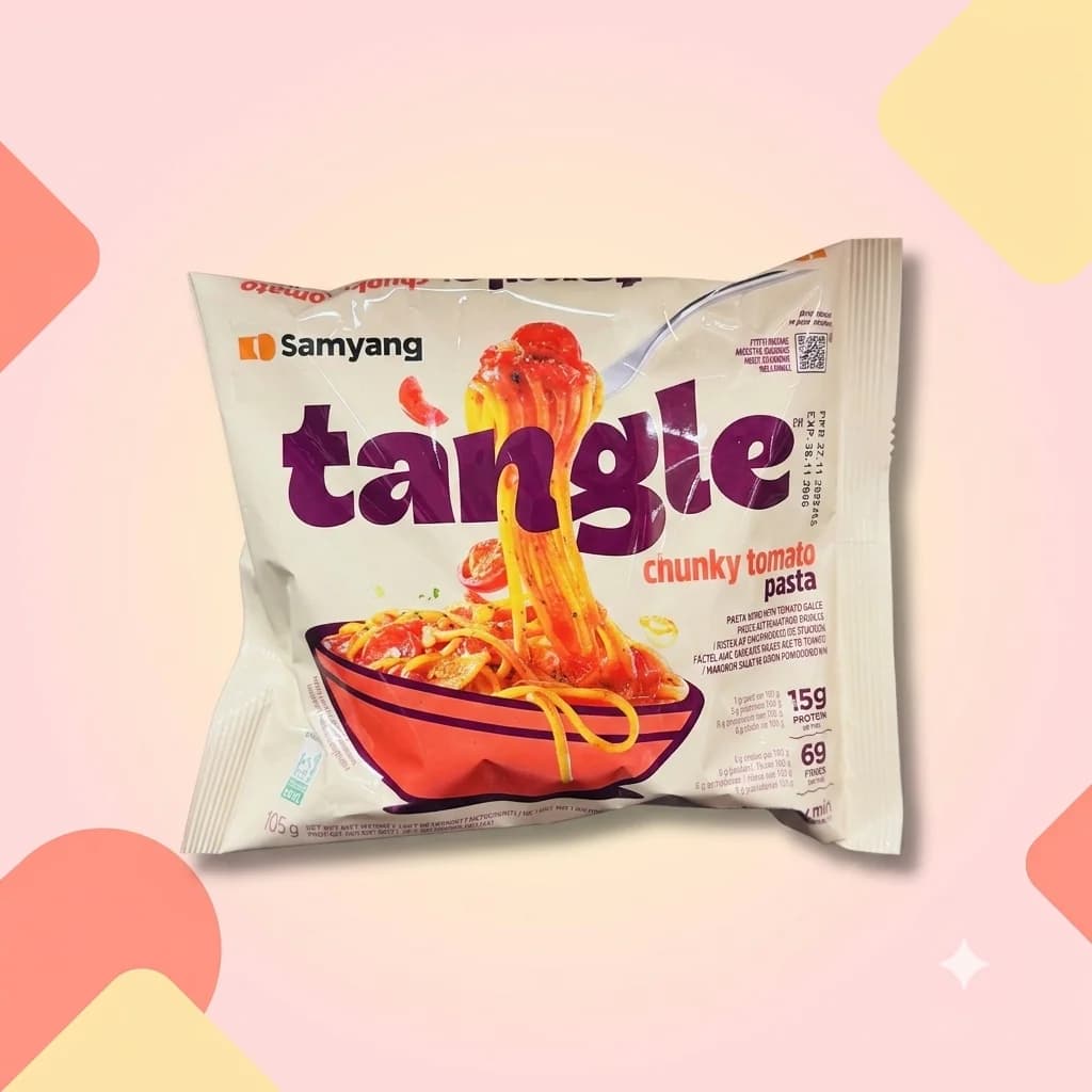 Лапша БП Samyang Tangle с густым кремовым томатным соусом 105г