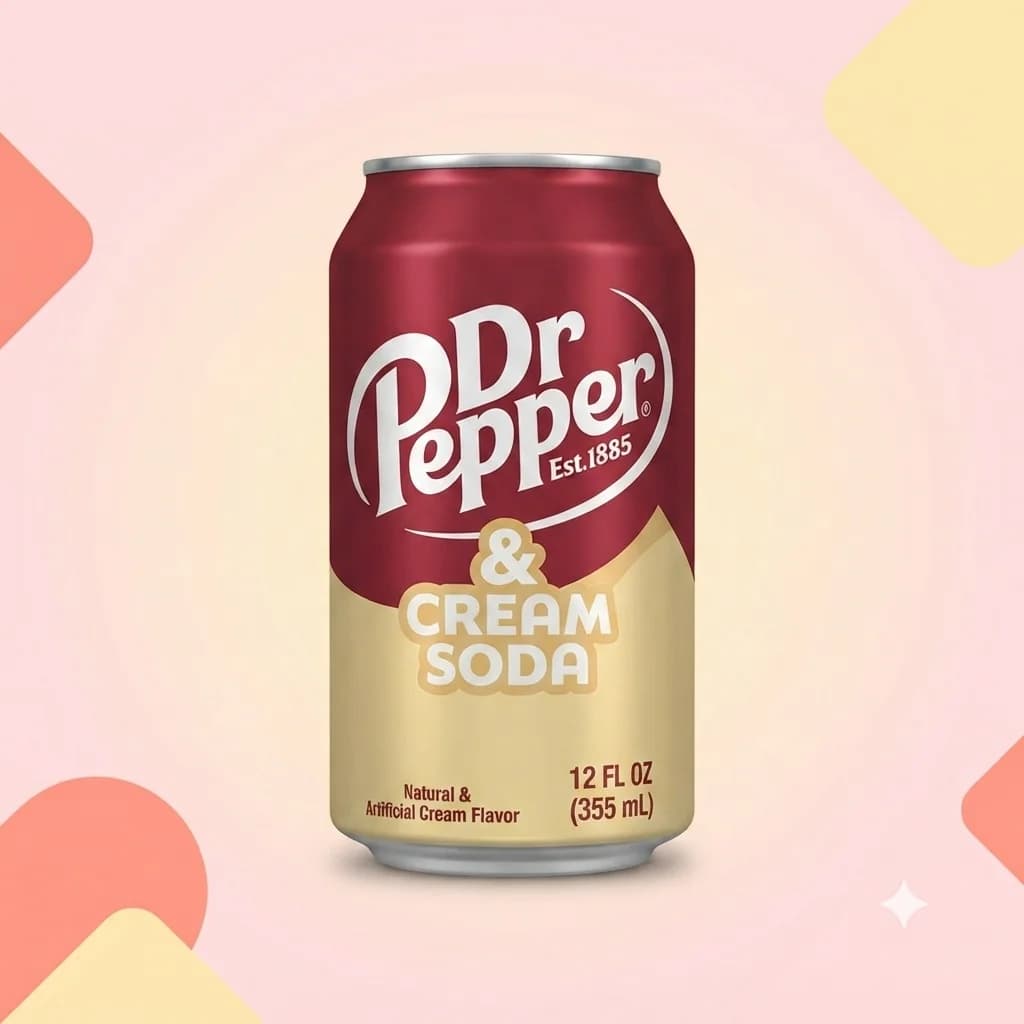 Напиток Dr. Pepper Крем-сода 355мл (США)