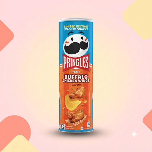 Чипсы Pringles Большая пачка Куриные крылышки Баффало 165г