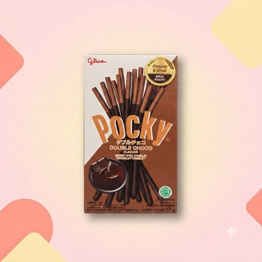 Поки большие Pocky Дабл чоко 47г