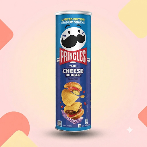 Чипсы Pringles Большая пачка Сырный бургер 165г