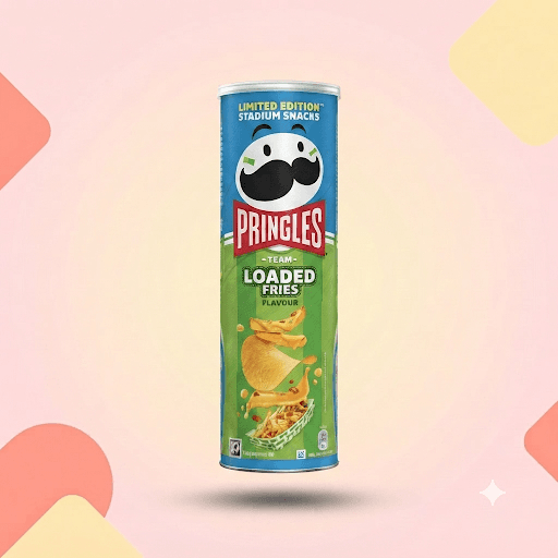 Чипсы Pringles Большая пачка Сырный картофель фри 165г