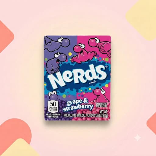 Драже Nerds Виноград и клубника 46,7г