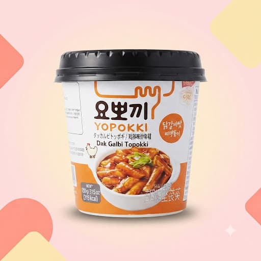Рисовые клецки БП в банке Topokki Куриный соус 120г