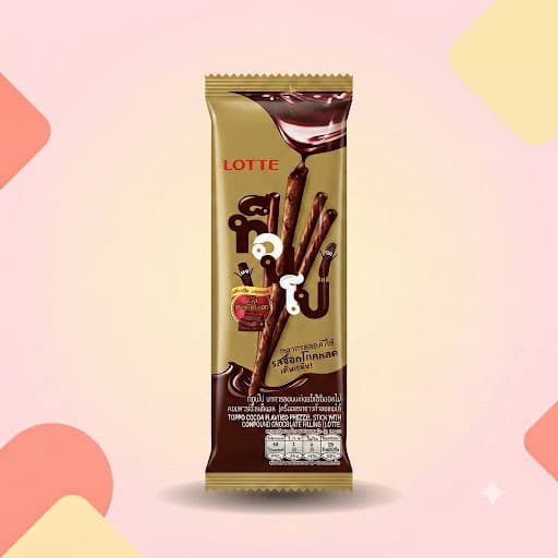 Бисквитные палочки Toppo Какао шоколад 40г