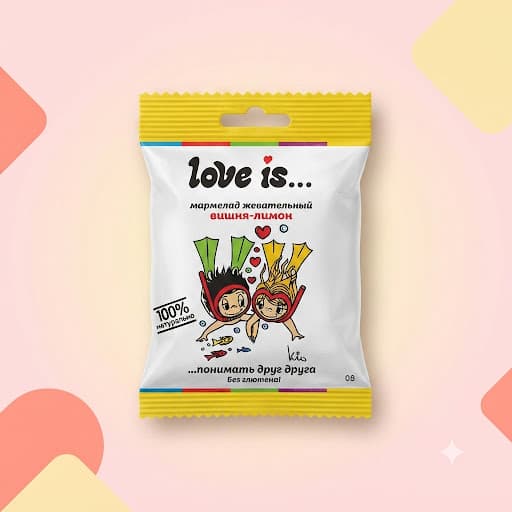 Мармелад LoveIs Вишня-лимон 20г