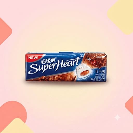 Жевательная резинка Super Heart Кола 24г