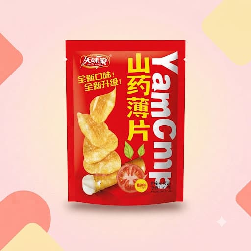 Чипсы Tianweijia с томатным вкусом 65г