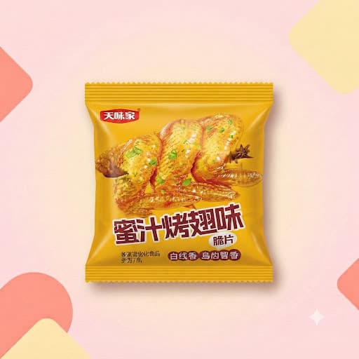 Чипсы Tianweijia со вкусом медовых куриных крылышек 20г