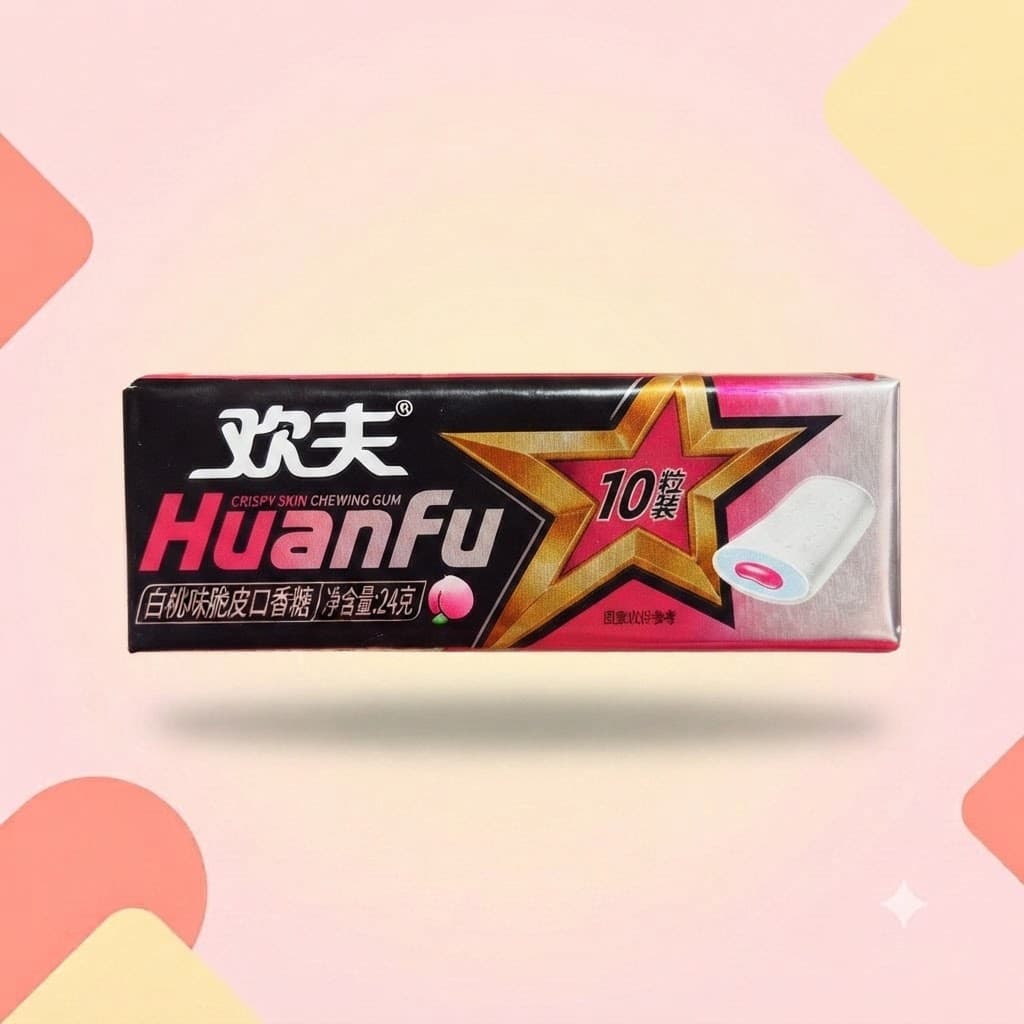 Жевательная резинка HuanFu Restyle Персик 21,5г